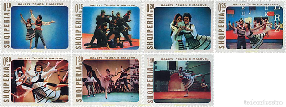 Sellos: 112382 MNH ALBANIA 1976 BALLET MUSICAL CUCA Y MALEVA