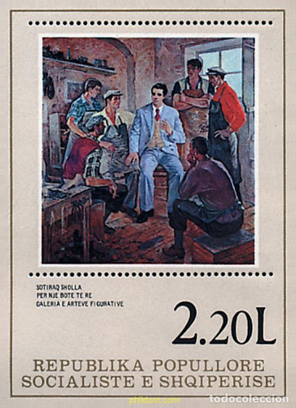 Sellos: 112397 MNH ALBANIA 1978 PINTURAS
