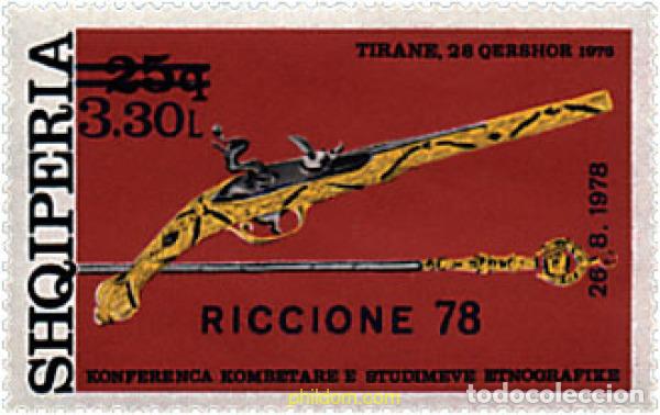 Sellos: 112403 MNH ALBANIA 1978 FERIA INTERNACIONAL DE RICCIONE