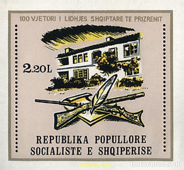 Briefmarken: 112400 MNH ALBANIA 1978 CENTENARIO DE LA LIGA ALBANESA DE PRIZREN
