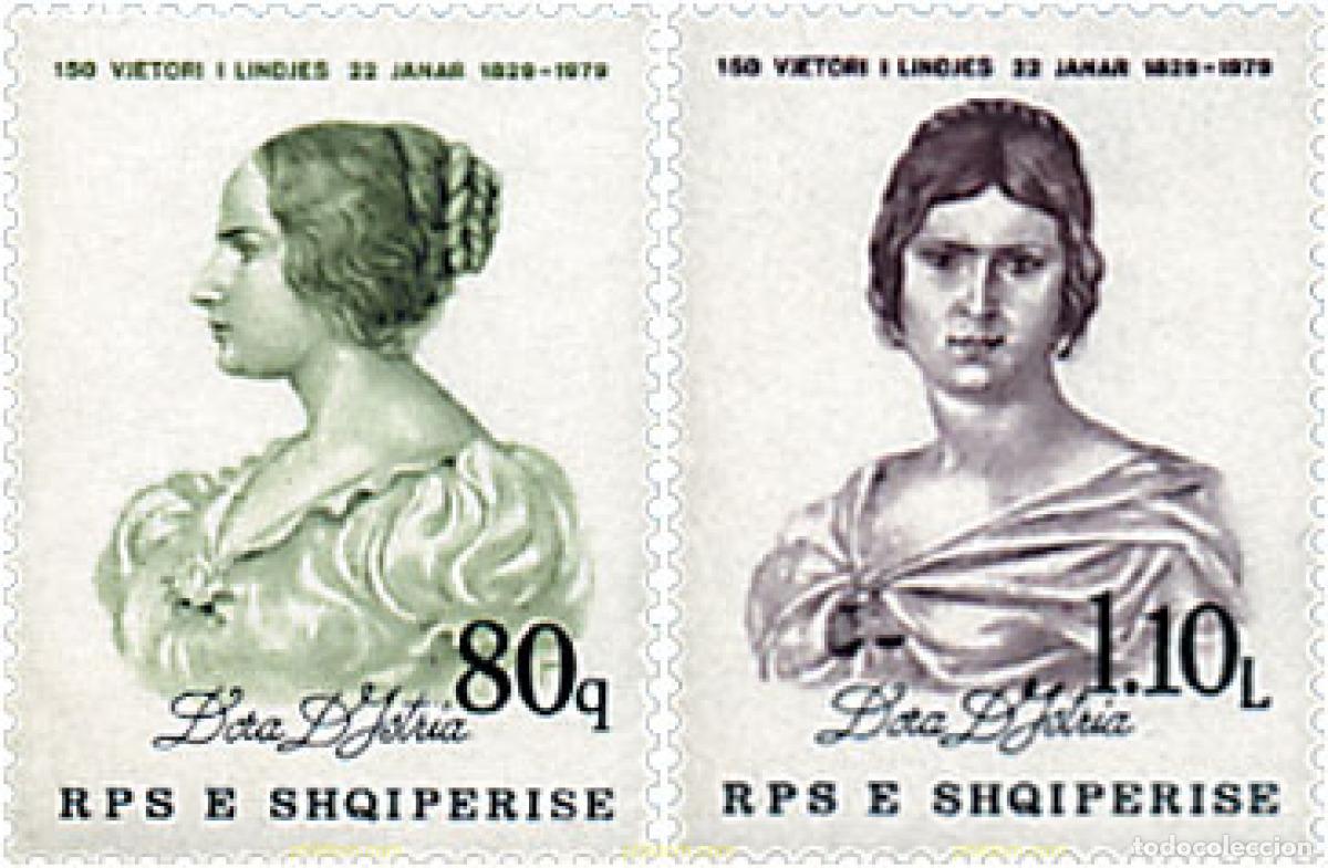 Briefmarken: 112408 MNH ALBANIA 1979 150 ANIVERSARIO DEL NACIMIENTO DE DORA DE ISTRIA