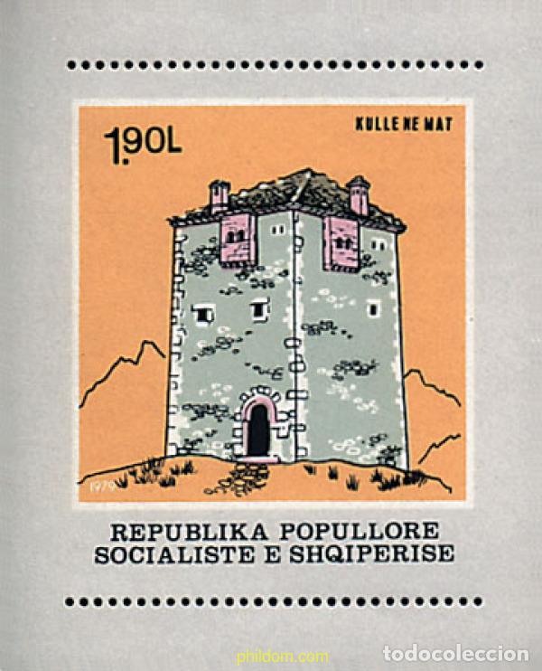 Briefmarken: 112410 MNH ALBANIA 1979 ARQUITECTURA. CASAS TRADICIONALES ALBANESAS