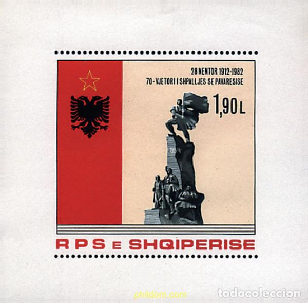 Selos: 112461 MNH ALBANIA 1982 70 ANIVERSARIO DE LA INDEPENDENCIA