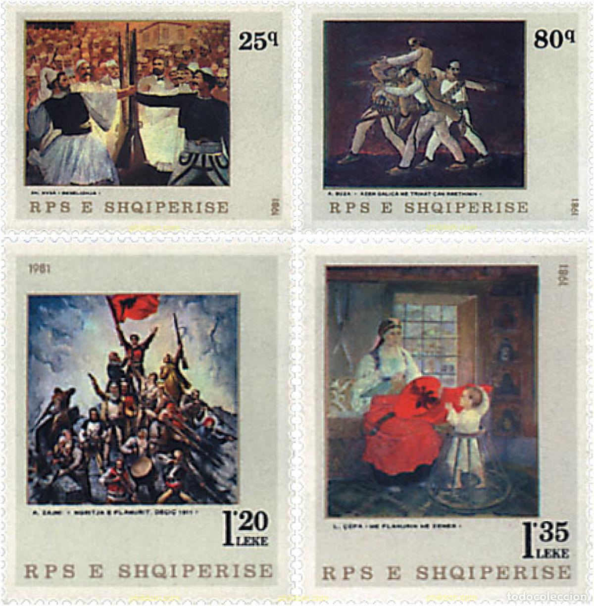 Selos: 112445 MNH ALBANIA 1981 PINTURAS