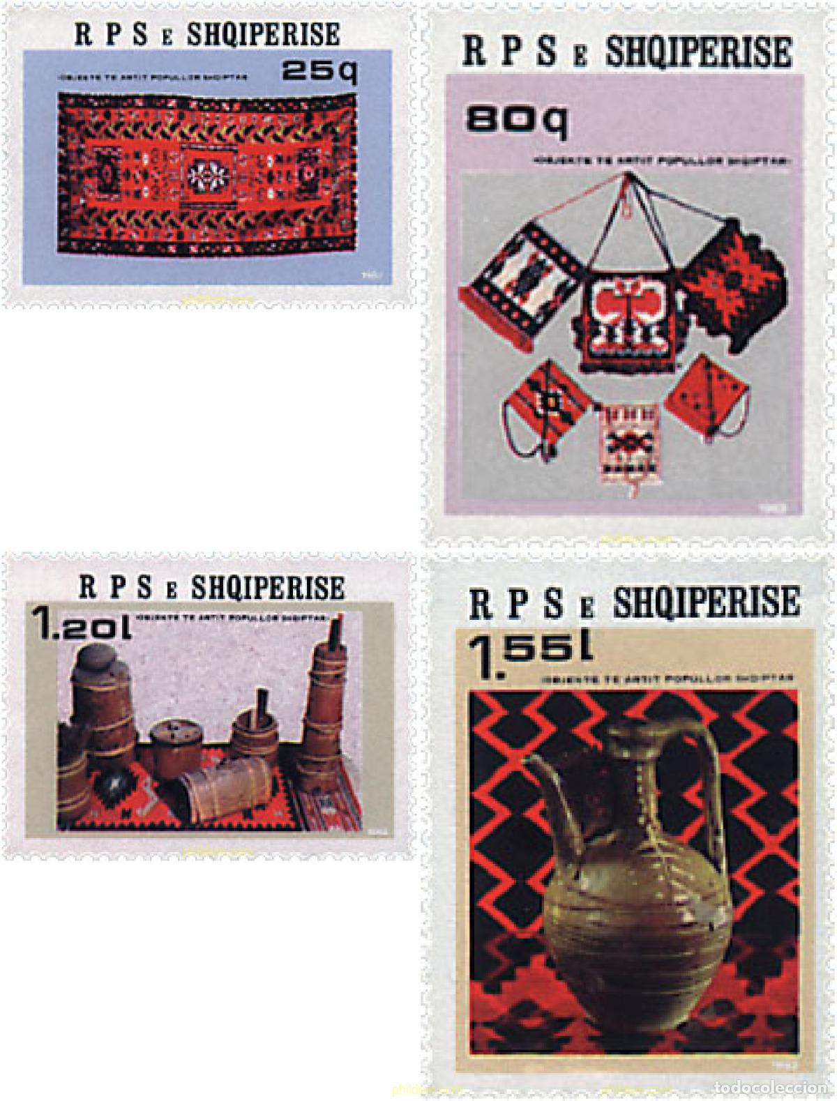 Briefmarken: 112460 MNH ALBANIA 1982 ARTESANIA POPULAR