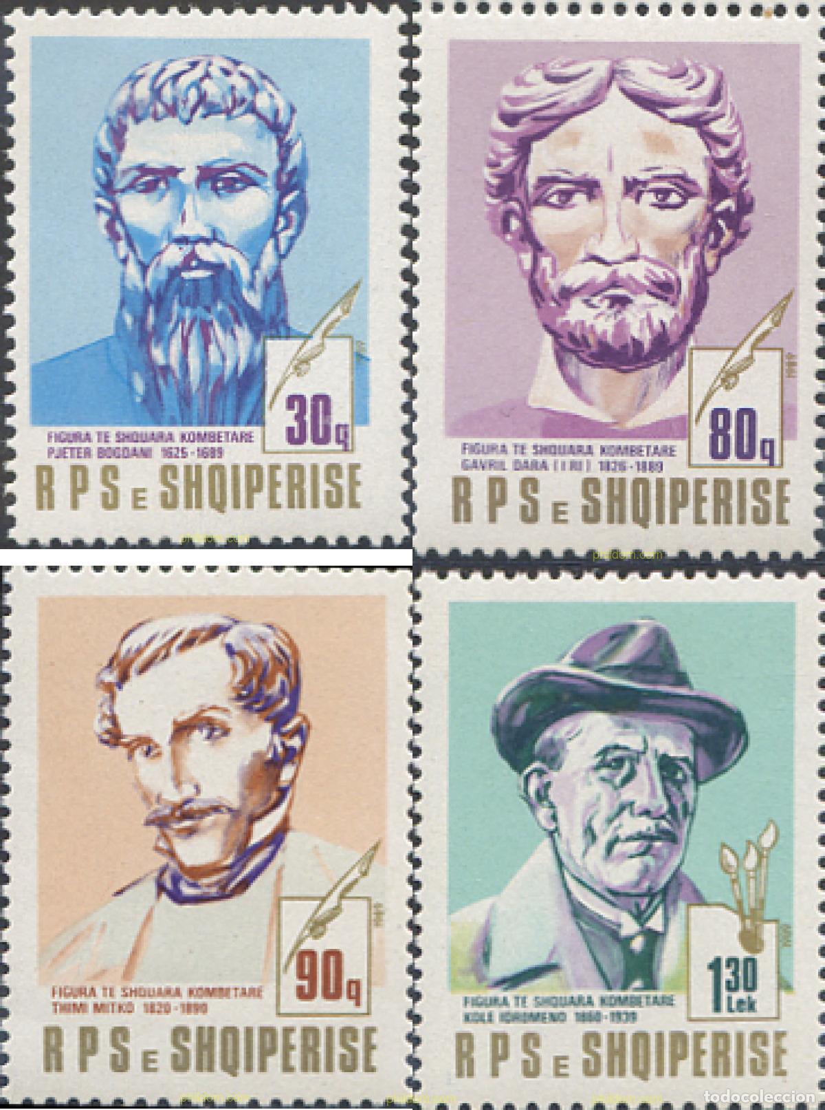 Stamps: 112668 MNH ALBANIA 1989 PERSONAJES CELEBRES