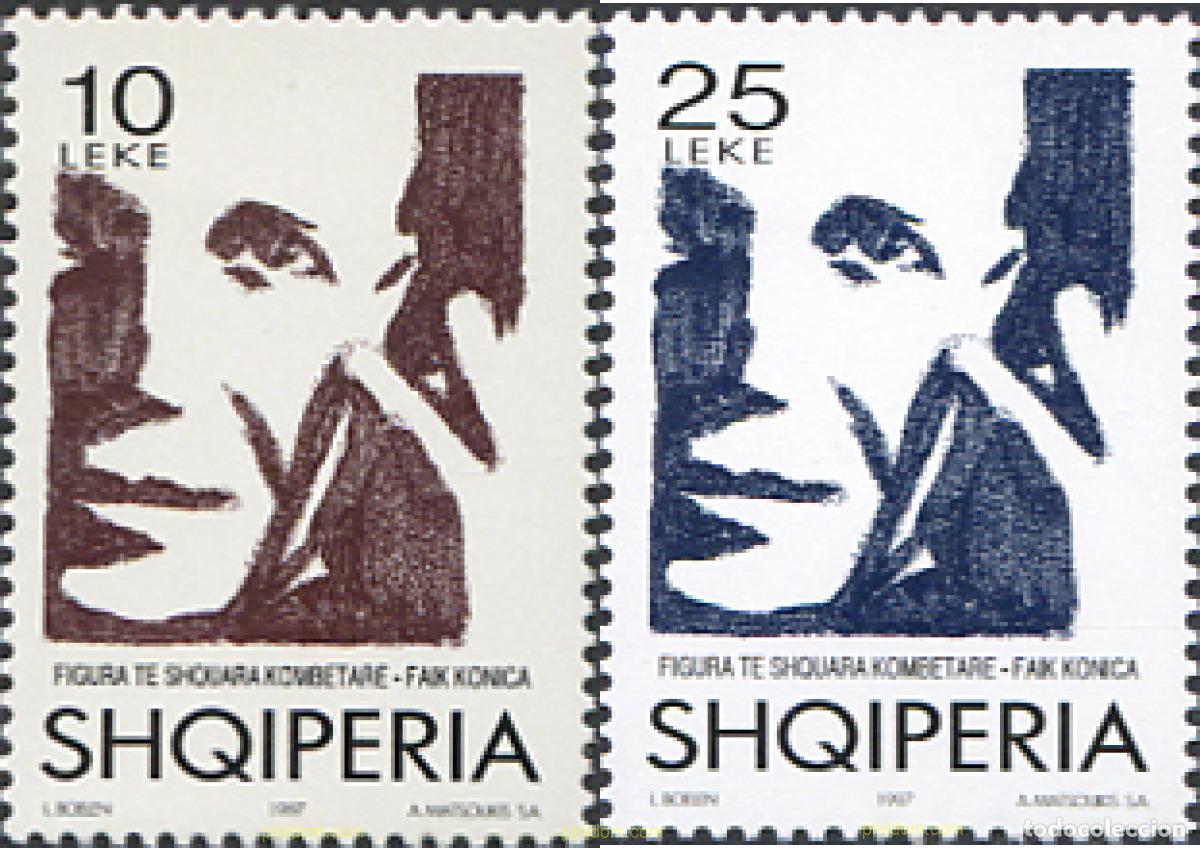 Stamps: 112775 MNH ALBANIA 1997 HOMENAJE A FAIK KONICA