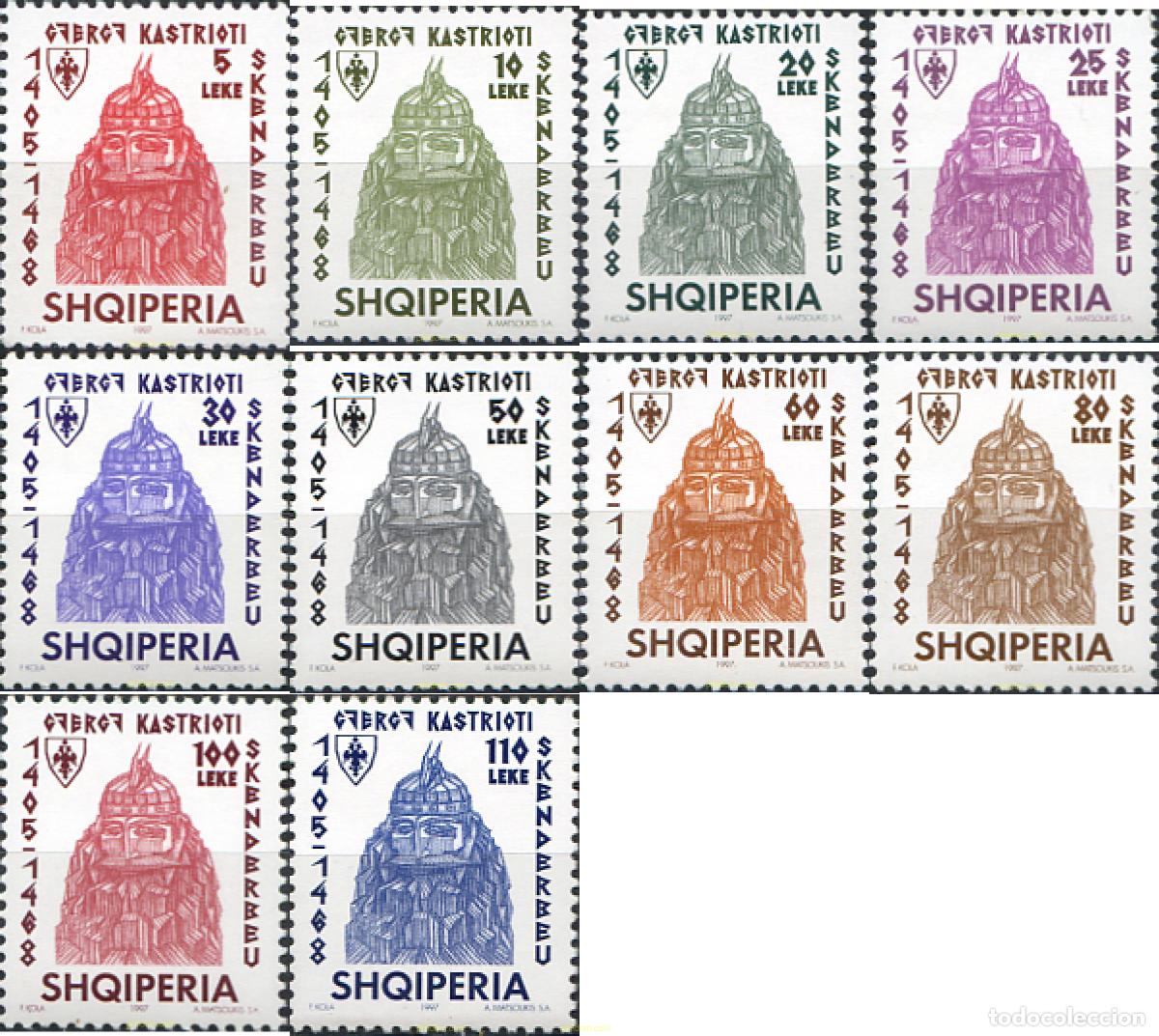 Stamps: 112776 MNH ALBANIA 1997 SCANDER-BEG