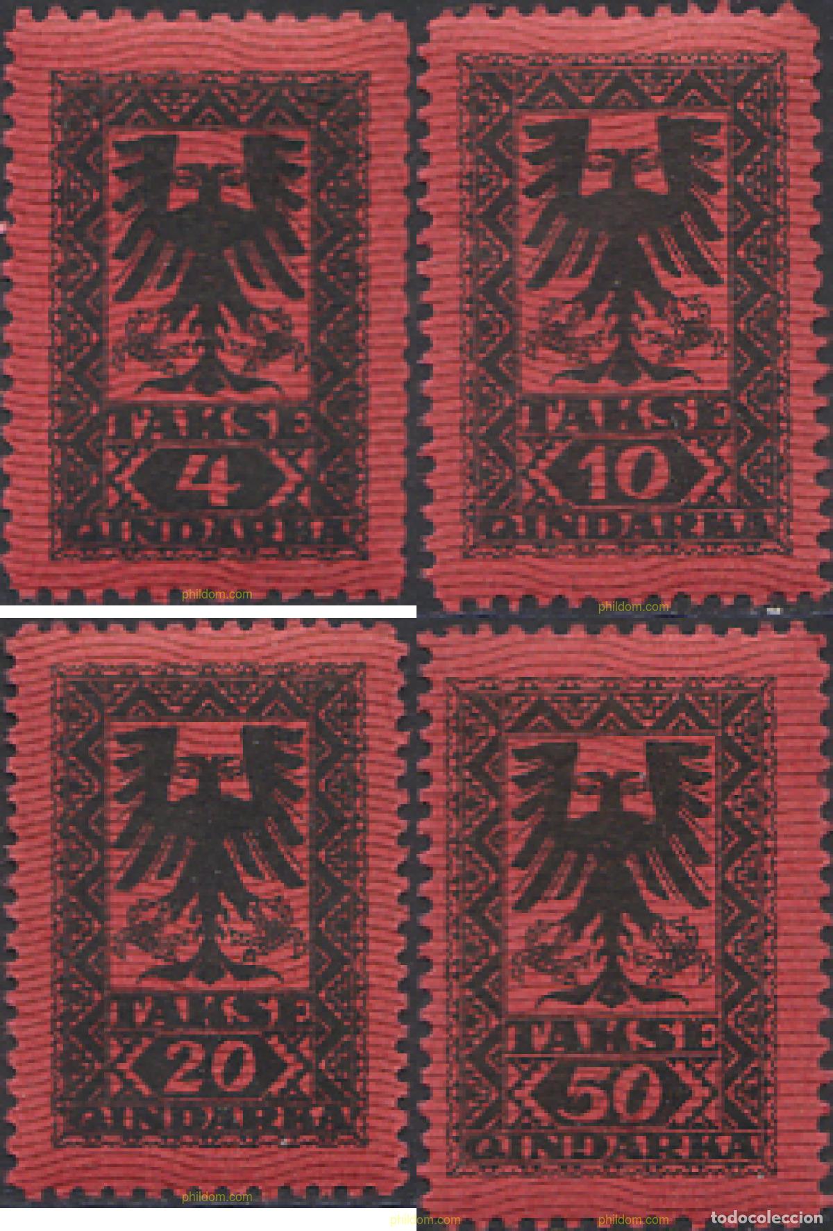 Sellos: 109573 MNH ALBANIA 1922 AGUILA HERALDICA