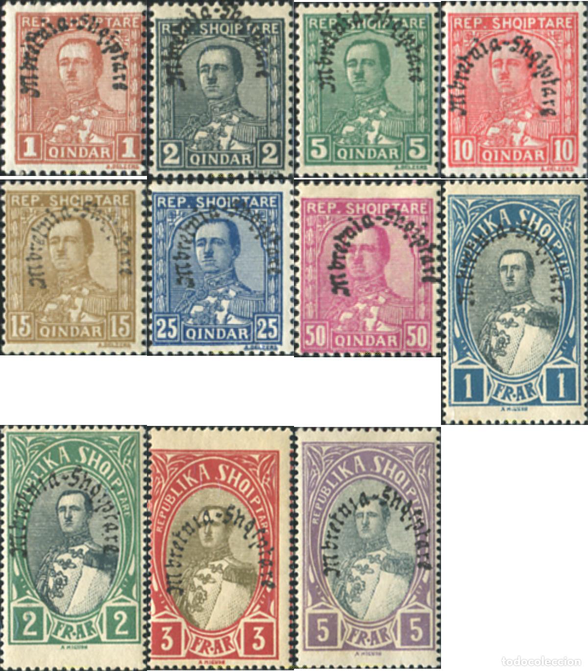 Sellos: 680644 HINGED ALBANIA 1928 CORONACION DEL REY ZOGU I