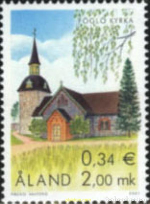 Sellos: 92720 MNH ALAND 2001 IGLESIAS DE ALAND
