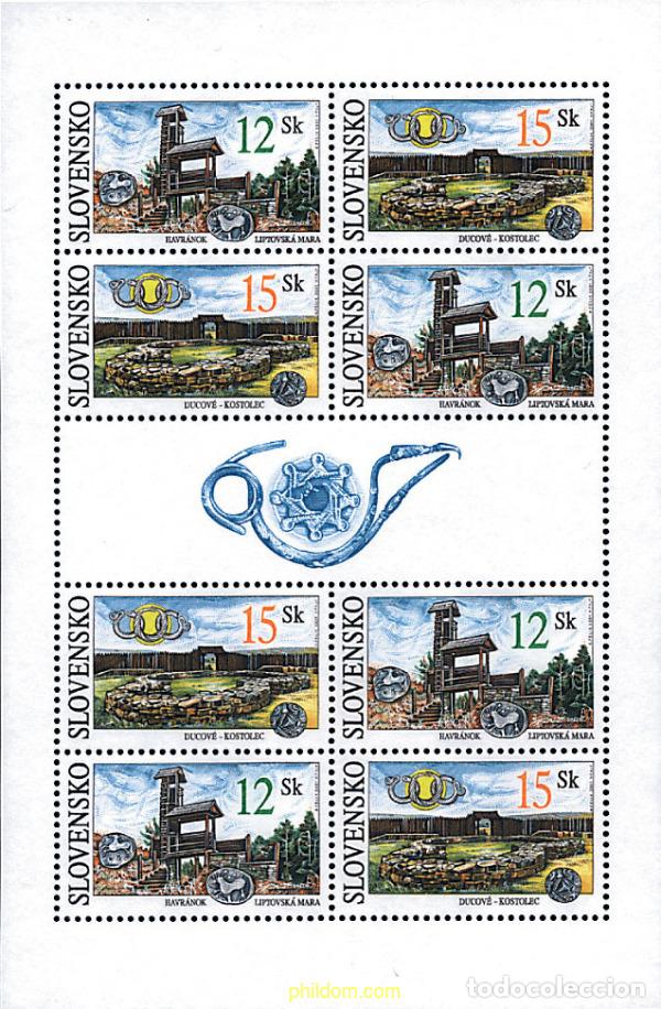 Sellos: 7801 MNH ESLOVAQUIA 2001 LUGARES DE INTERES EN ESLOVAQUIA