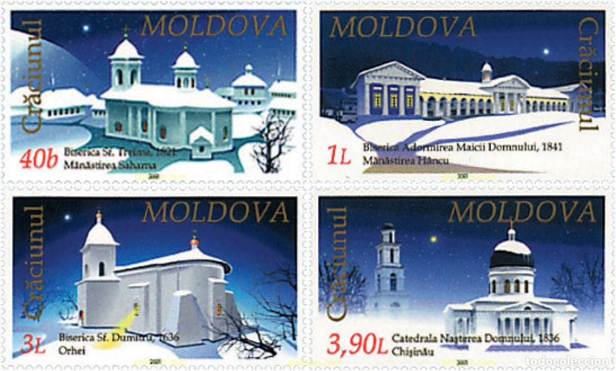 Sellos: 81374 MNH MOLDAVIA 2001 NAVIDAD