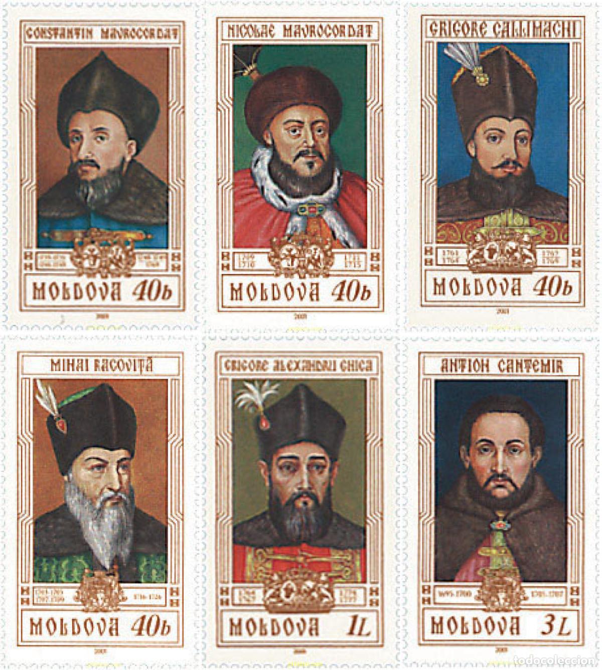 Sellos: 81372 MNH MOLDAVIA 2001 GOBERNANTES