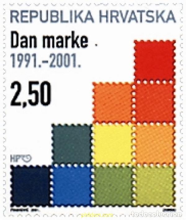 Sellos: 81158 MNH CROACIA 2001 DIA DEL SELLO
