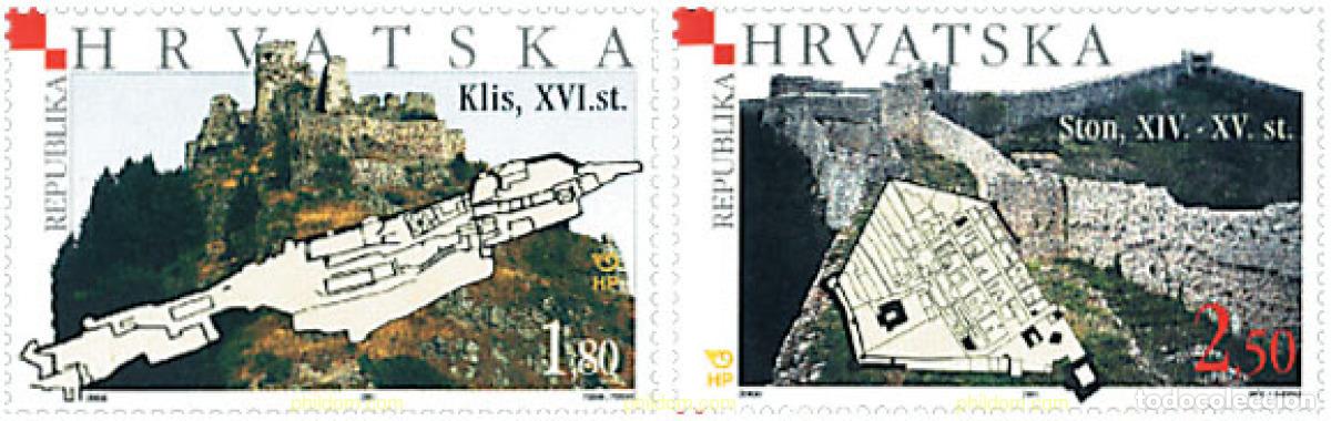 Sellos: 291712 MNH CROACIA 2001 TORRES Y FORTALEZAS