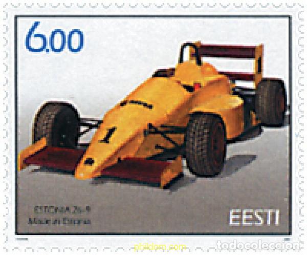 Sellos: 81198 MNH ESTONIA 2001 COCHE DE CARRERAS ESTONIA