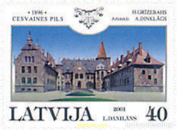 Sellos: 86608 MNH LETONIA 2001 CASTILLOS