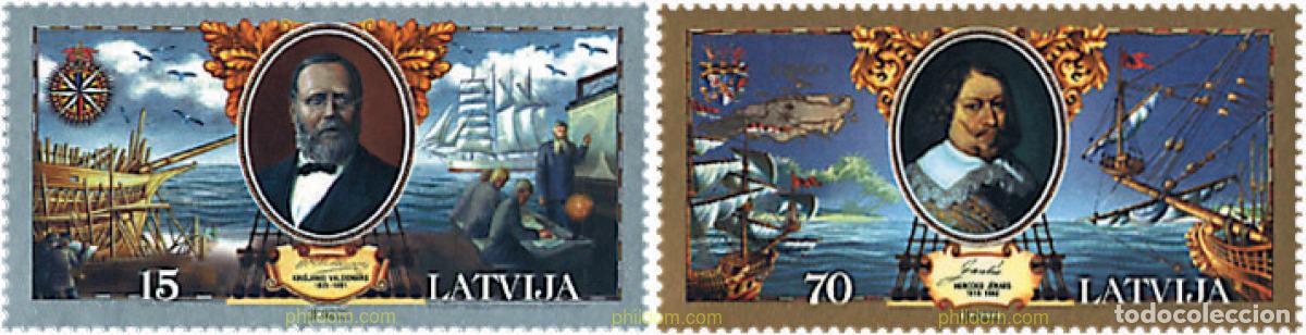 Sellos: 86595 MNH LETONIA 2001 HISTORIA DE LA NAVEGACION DE LETONIA