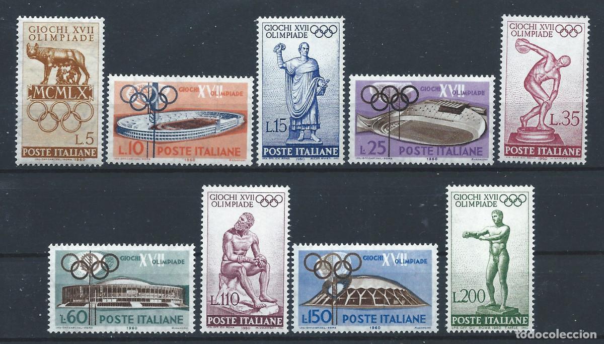 Sellos: Italie N&deg;812/20** (MNH) 1960 - J.O de Rome