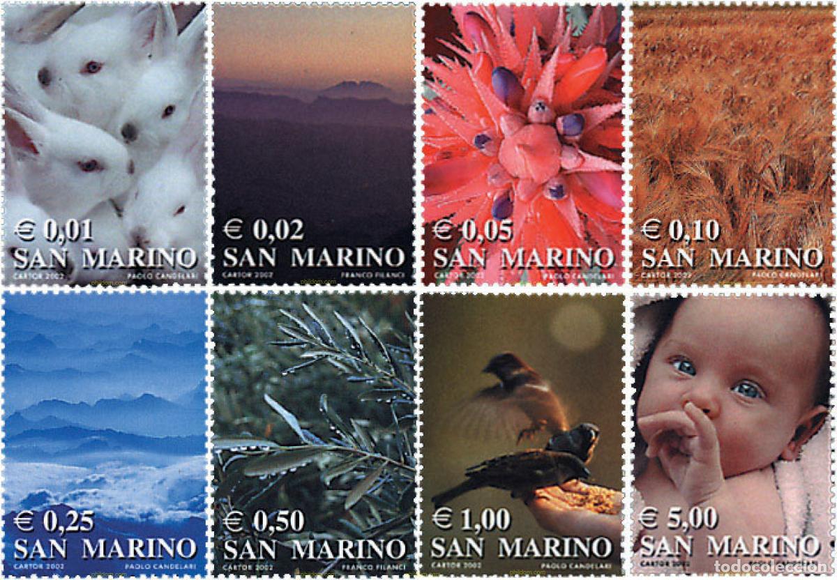 Sellos: 93188 MNH SAN MARINO 2002 LOS COLORES DE LA VIDA