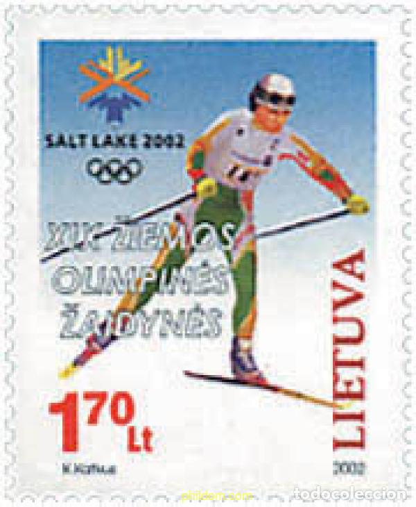 Sellos: 87253 MNH LITUANIA 2002 19 JUEGOS OLIMPICOS INVIERNO. SALT LAKE CITY 2002