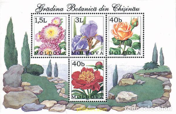 Sellos: 99141 MNH MOLDAVIA 2002 JARDIN BOTANICO