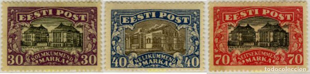 Sellos: 626046 HINGED ESTONIA 1924 TEATROS