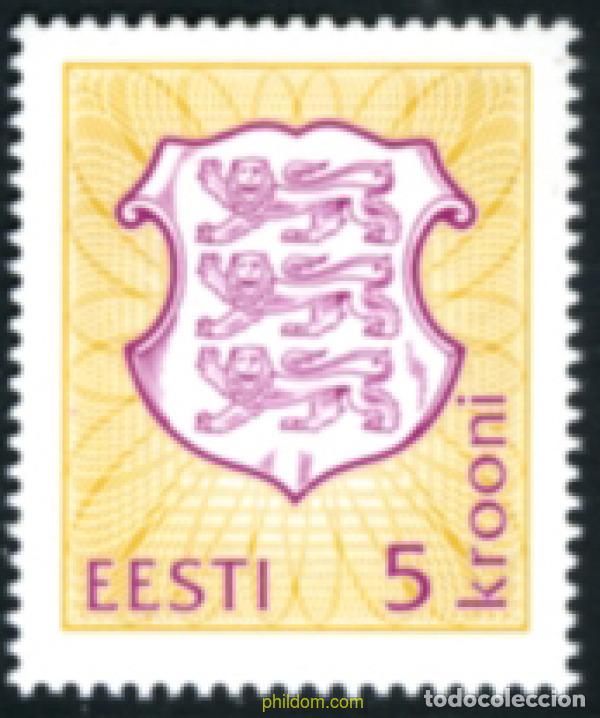 Sellos: 25581 MNH ESTONIA 1993 ESCUDO DE ARMAS