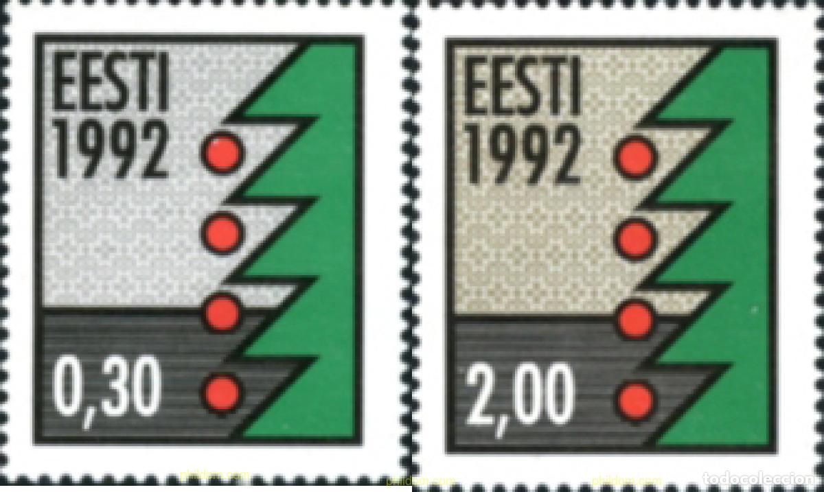 Sellos: 164950 MNH ESTONIA 1992 NAVIDAD