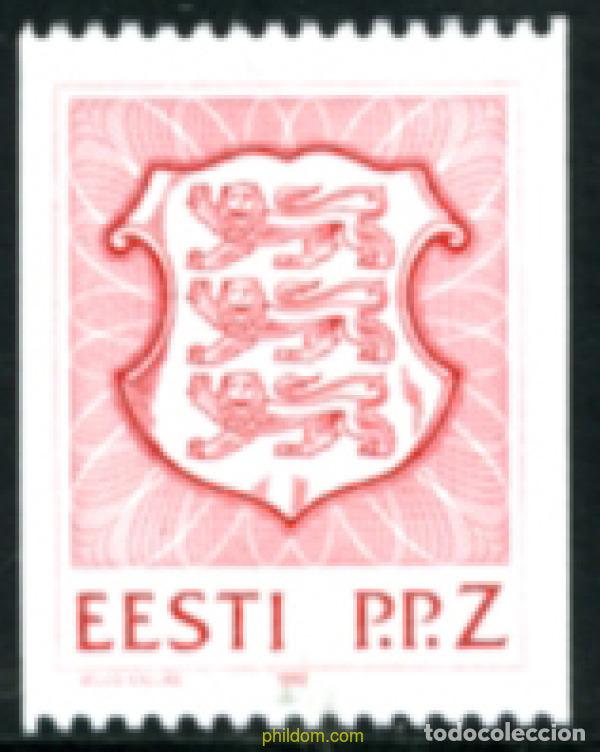 Sellos: 209299 MNH ESTONIA 1992 ESCUDOS DE ARMAS