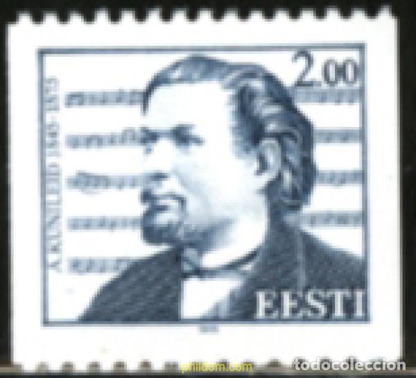 Sellos: 165028 MNH ESTONIA 1995 150 ANIVERSARIO DEL NACIMIENTO DE ALEXANDER KUNILEID