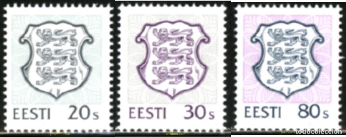 Sellos: 25741 MNH ESTONIA 1995 ESCUDOS DE ARMAS