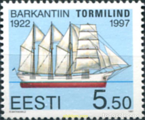 Sellos: 165068 MNH ESTONIA 1997 75 ANIVERSARIO DEL VELERO TORMILIND