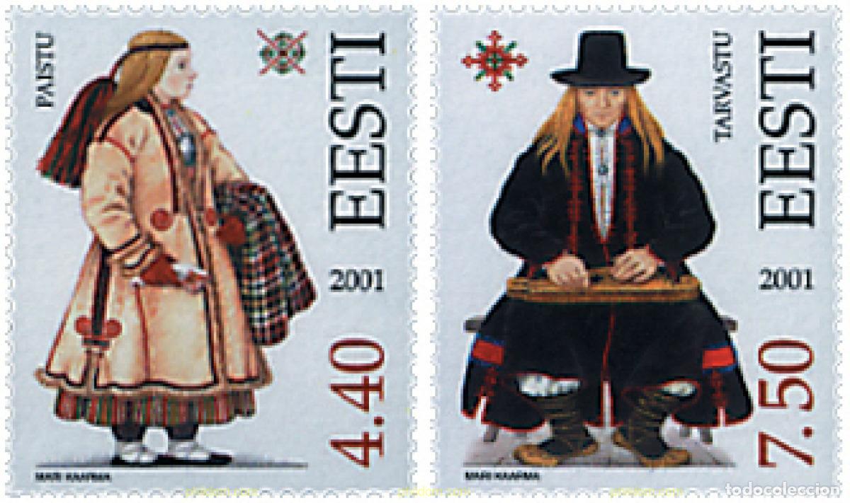 Francobolli: 87570 MNH ESTONIA 2001 TRAJES REGIONALES