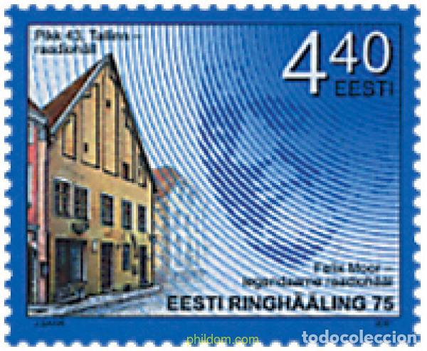 Sellos: 87571 MNH ESTONIA 2001 75 A&Ntilde;OS DE RADIO