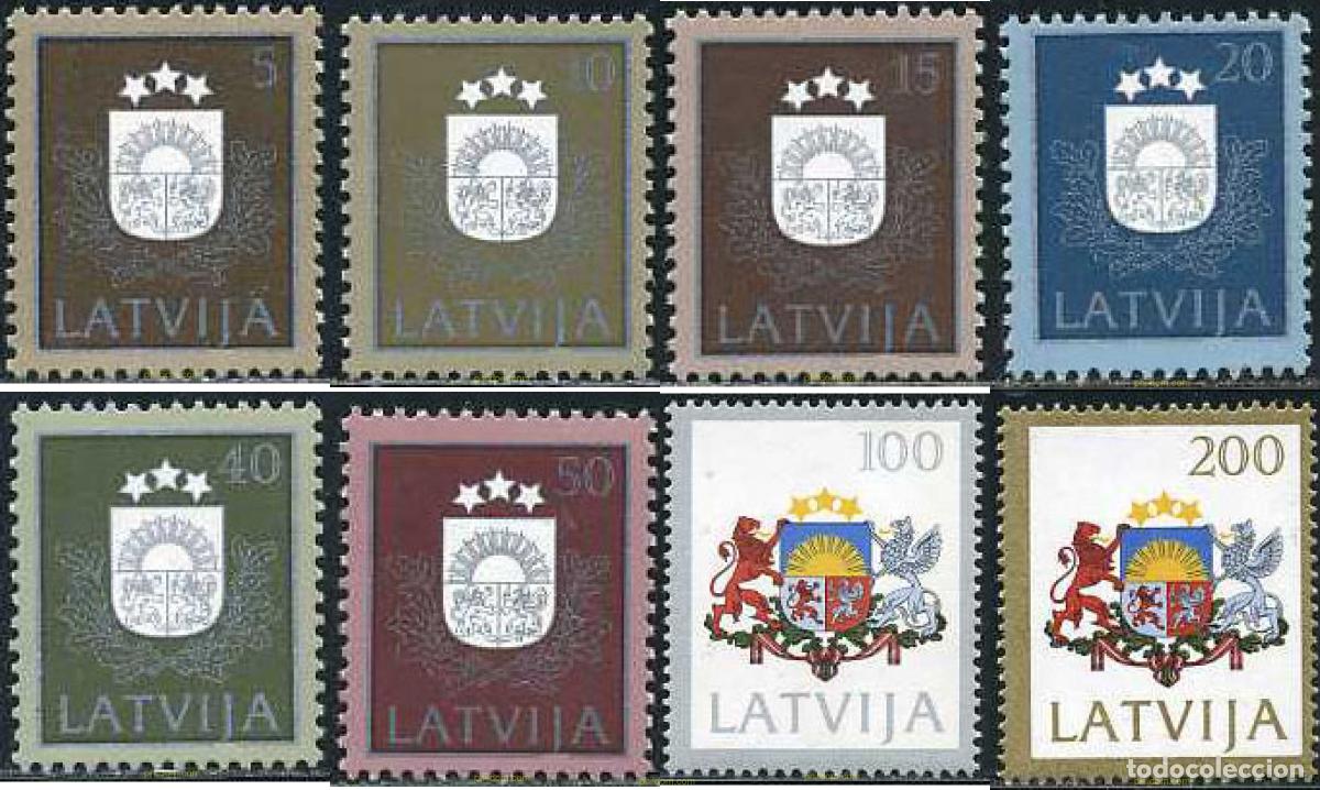 Francobolli: 164189 MNH LETONIA 1991 ESCUDOS