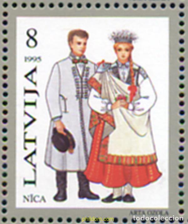 Francobolli: 164288 MNH LETONIA 1995 TRAJES REGIONALES