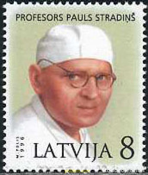 Francobolli: 123921 MNH LETONIA 1996 CENTENARIO DEL NACIMIENTO DE PAULS STRADINS
