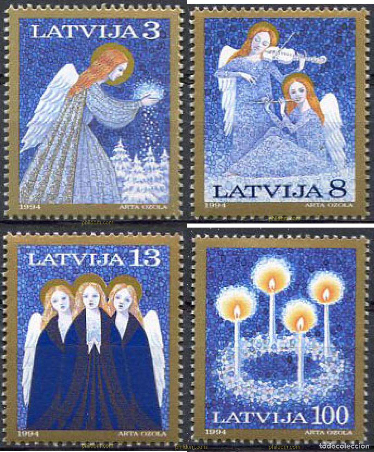 Stamps: 164262 MNH LETONIA 1994 NAVIDAD