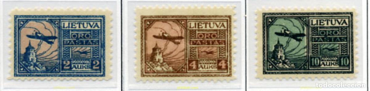 Briefmarken: 339380 HINGED LITUANIA 1921 AVION SOBRE VILNA