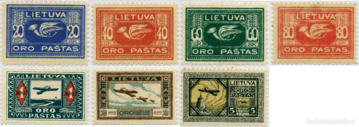 Sellos: 635392 HINGED LITUANIA 1921 ENLACE POSTAL KAUNAS-KONIGSBERG