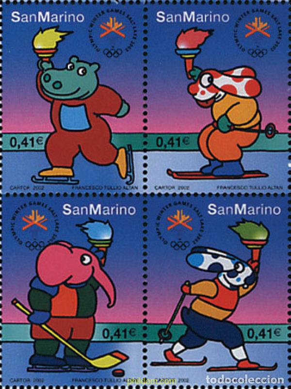 Stamps: 4840 MNH SAN MARINO 2002 19 JUEGOS OLIMPICOS INVIERNO. SALT LAKE CITY 2002
