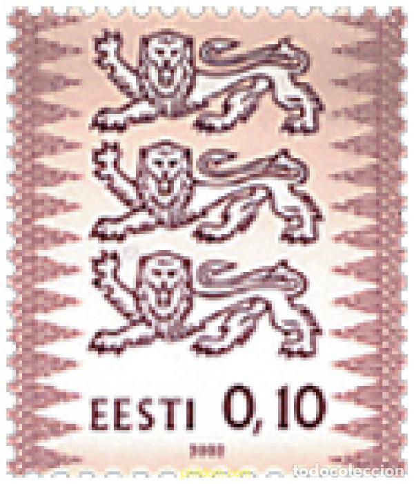 Selos: 87576 MNH ESTONIA 2002 ESCUDOS DE ARMAS