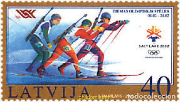 Selos: 89772 MNH LETONIA 2002 19 JUEGOS OLIMPICOS INVIERNO. SALT LAKE CITY 2002