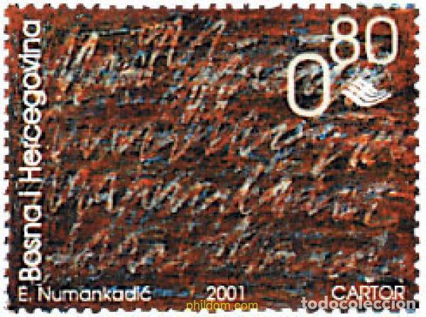 Sellos: 91012 MNH BOSNIA-HERZEGOVINA 2001 ARTE. EDIN NUMANKADIC