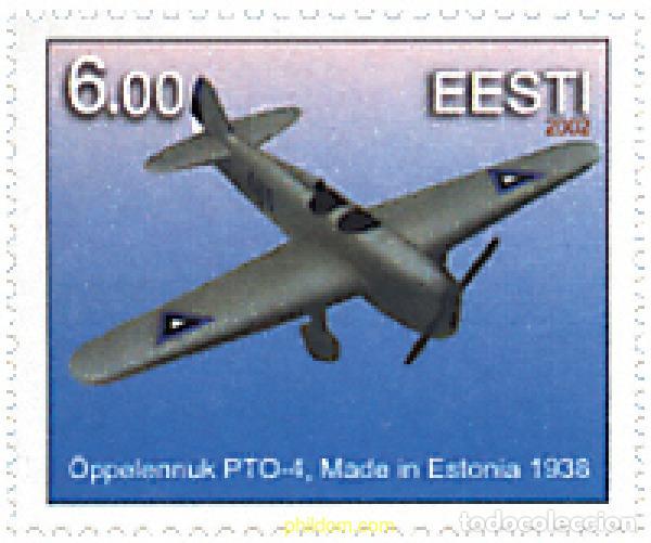 Sellos: 91361 MNH ESTONIA 2002 AVIACION