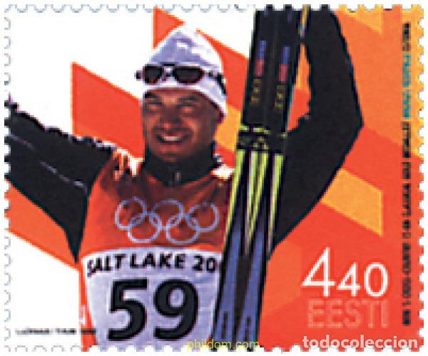 Sellos: 91362 MNH ESTONIA 2002 19 JUEGOS OLIMPICOS INVIERNO. SALT LAKE CITY 2002