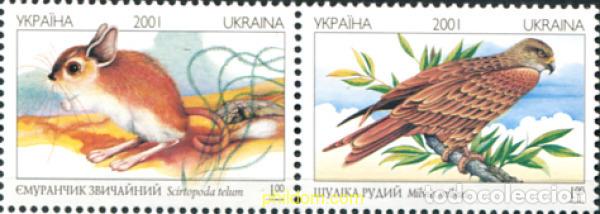 Sellos: 4410 MNH UCRANIA 2001 LIBRO ROJO DE UCRANIA