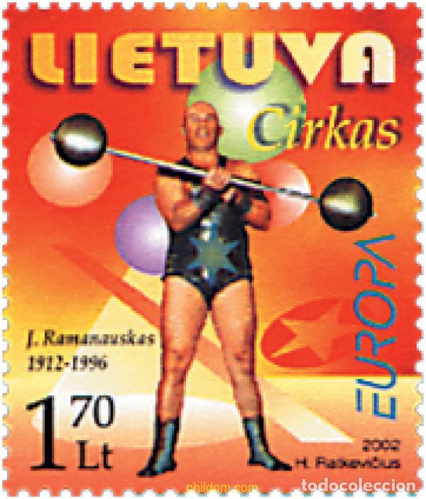 Sellos: 93937 MNH LITUANIA 2002 EUROPA CEPT. GRANDES DESCUBRIMIENTOS